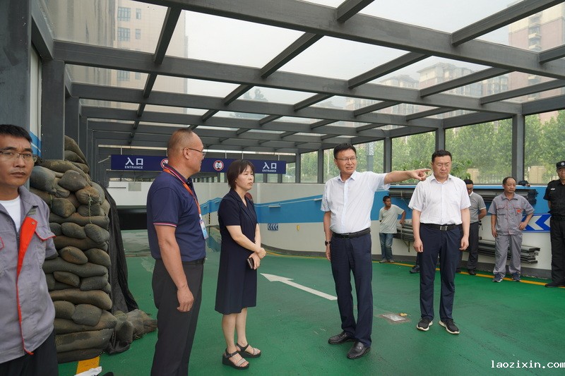 王承哲院长检查指导院区防汛工作